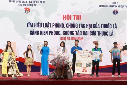 Tuổi trẻ Nghệ An xung kích xây dựng tương lai không khói thuốc