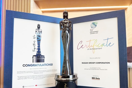 Masan Group 3 năm liên tiếp là “Nơi làm việc tốt nhất châu Á”
