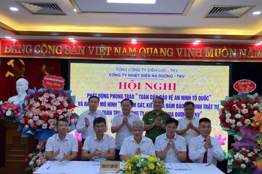 Phát động phong trào toàn dân bảo vệ an ninh Tổ quốc tại Công ty Nhiệt điện Na Dương - TKV