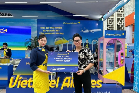Vietravel Airlines tham gia Triển lãm Thành tựu Đất nước nhân kỷ niệm 80 năm Quốc khánh