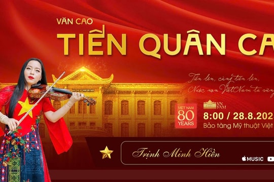 "Tiến quân ca" vang trong không gian Bảo tàng Mỹ thuật Việt Nam