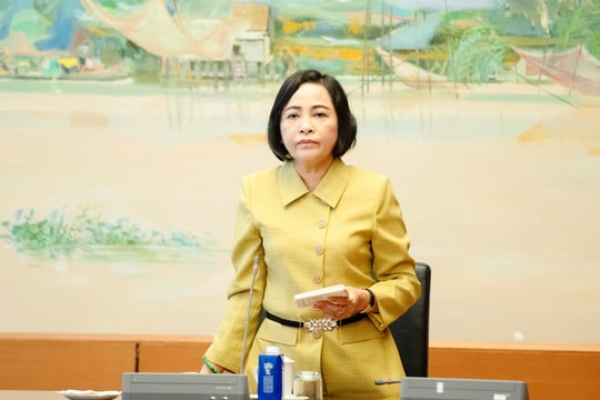 Phó Chủ tịch Quốc hội Nguyễn Thị Thanh chủ trì họp tổng kết công tác tổ chức Cuộc gặp mặt của Tổng Bí thư Tô Lâm với ĐBQH các khóa