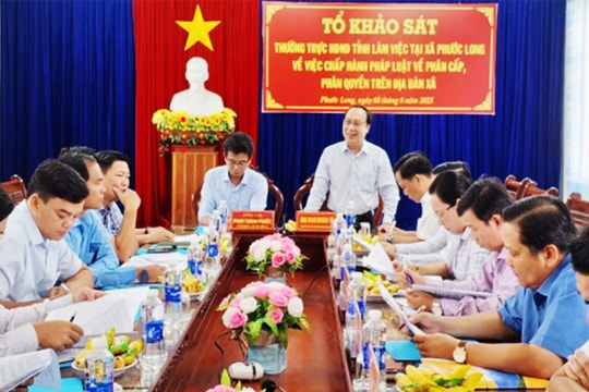 Hỗ trợ cấp xã thực hiện nhiệm vụ được phân cấp, phân quyền