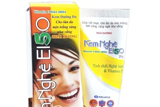 Thu hồi lô sản phẩm Kem nghệ E150 “thổi phồng” công dụng