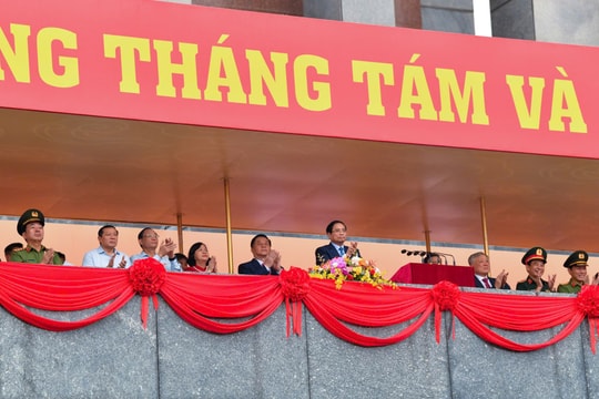 Thủ tướng Phạm Minh Chính dự tổng duyệt cấp Nhà nước Lễ diễu binh, diễu hành kỷ niệm 80 năm Quốc khánh 2/9