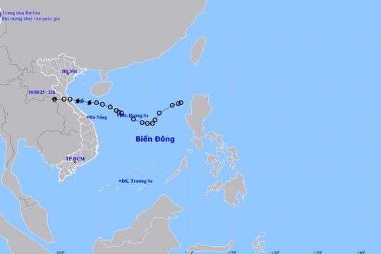 Áp thấp nhiệt đới từ cơn bão số 6 đã suy yếu trên khu vực Trung Lào