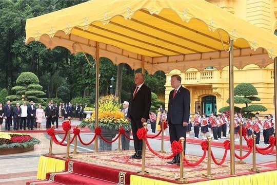 Lễ đón chính thức Bí thư thứ Nhất Đảng Cộng sản, Chủ tịch nước Cộng hòa Cuba