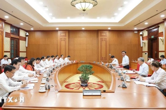 Bộ Chính trị làm việc với Ban Thường vụ Tỉnh ủy Ninh Bình, Đắk Lắk, Lào Cai