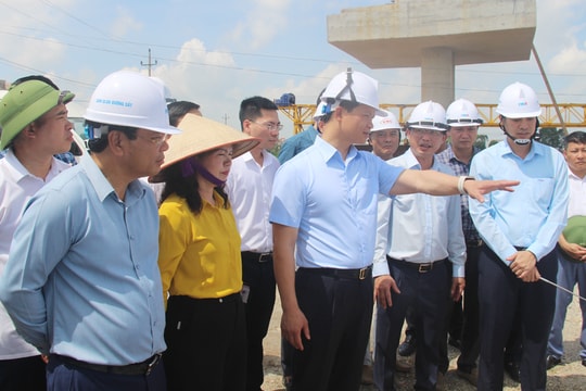 Bắc Ninh: Cần phải hoàn thành bàn giao mặt bằng sạch dự án cầu đường sắt Cẩm Lý trước ngày 30/9