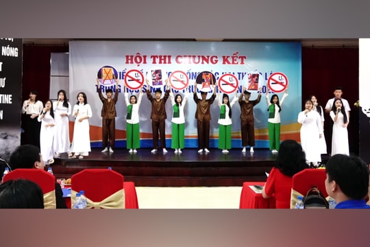 Quảng Ngãi: Chung tay để môi trường học đường không khói thuốc