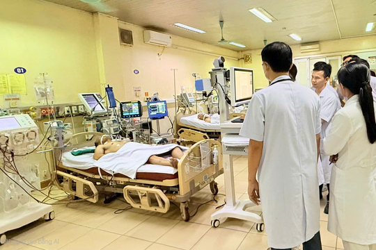 Trực cấp cứu 24/24, đảm bảo công tác y tế ứng phó bão số 9 Ragasa