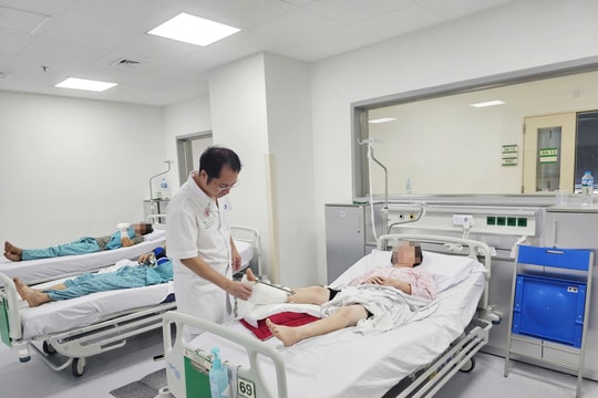 Nối lại cẳng chân thành công sau 9 giờ đứt rời