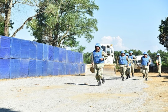 Đội Công binh số 4 sẵn sàng lên đường làm nhiệm vụ quốc tế