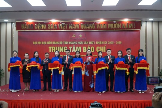 Khai trương Trung tâm báo chí phục vụ Đại hội Đảng bộ tỉnh lần thứ I, nhiệm kỳ 2025 – 2030