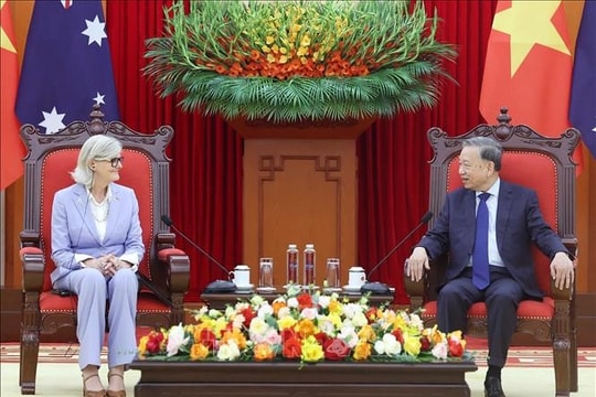Tổng Bí thư Tô Lâm tiếp Toàn quyền Australia Sam Mostyn