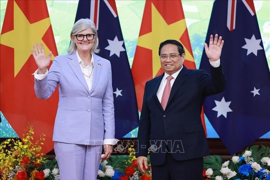 Thủ tướng Phạm Minh Chính hội kiến Toàn quyền Australia Sam Mostyn