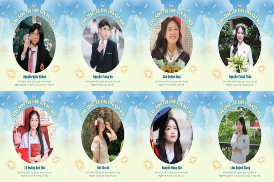 8 gương mặt giải Nhất học sinh giỏi quốc gia là tân sinh viên Đại học Kinh tế Quốc dân