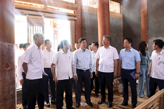 Hoàn thành dự án Khu lưu niệm Trưởng ban Thường trực Quốc hội Bùi Bằng Đoàn đúng tiến độ, sẵn sàng cho Lễ khánh thành