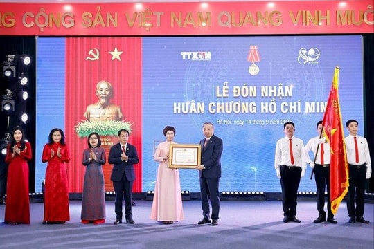 Tổng Bí thư Tô Lâm: Thông tấn xã Việt Nam tiếp tục khẳng định vai trò là cơ quan thông tin chiến lược, tin cậy của Đảng và Nhà nước