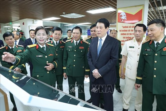 Chủ tịch nước Lương Cường: Xây dựng Học viện Quốc phòng mang tầm chiến lược tiên tiến, hiện đại