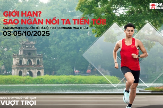 Khi marathon gặp AI: Vận động viên có video "biến hình" cực chất tại Giải Techcombank Hà Nội