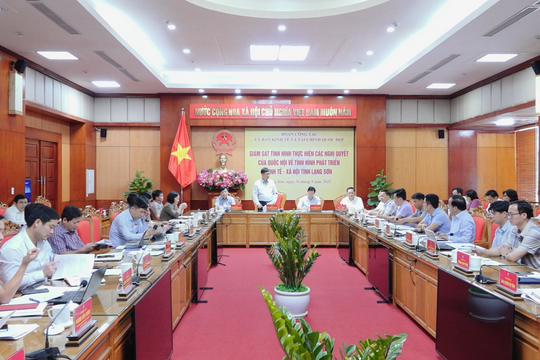 Phó Chủ tịch Quốc hội Vũ Hồng Thanh: Lạng Sơn cần bứt phá, trở thành trung tâm kinh tế biên mậu – logistics