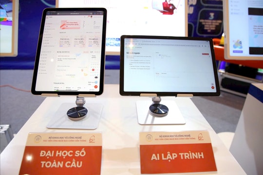 Hệ sinh thái AI từ Học viện Công nghệ Bưu chính Viễn thông gây ấn tượng tại triển lãm "Những thành tựu nổi bật của ngành giáo dục - đào tạo"