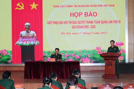 Đại hội Thi đua Quyết thắng toàn quân lần thứ XI sẽ diễn ra ngày 24/9