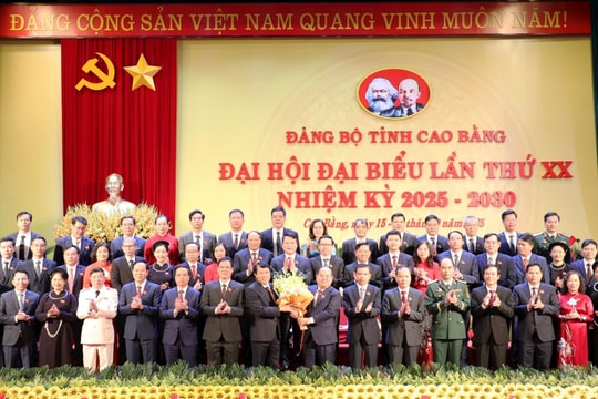 Ông Quản Minh Cường tiếp tục giữ chức Bí thư Tỉnh ủy Cao Bằng