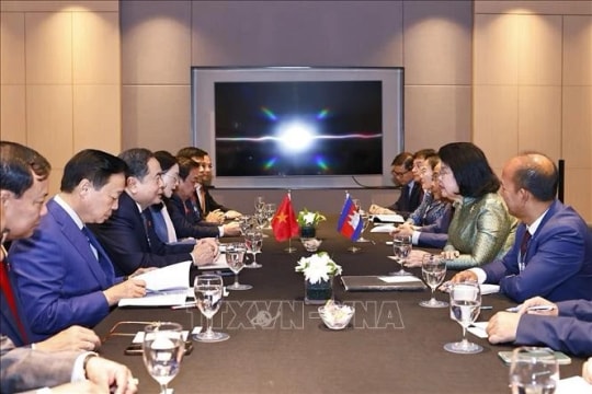 NA Chairman meets with foreign parliament leaders on AIPA-46 sidelines