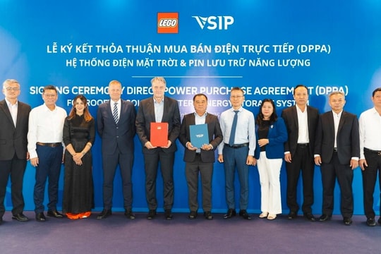 LEGO và VSIP ký thỏa thuận mua bán điện trực tiếp để tạo chuẩn mực mới cho sản xuất công nghiệp tại Việt Nam