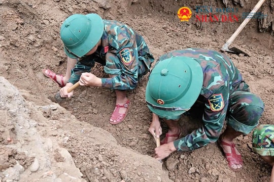 Quảng Trị: Phát hiện và quy tập được 2 hài cốt liệt sĩ