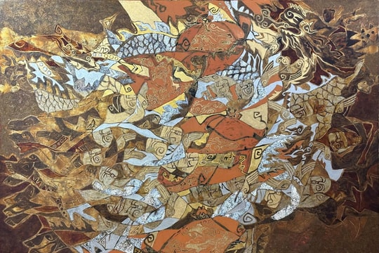 Nét đẹp thuần Việt trên tranh sơn mài