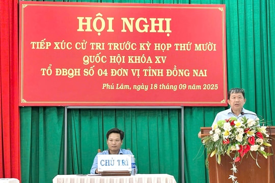 Đồng Nai: Tổ đại biểu Quốc hội đơn vị số 4 tiếp xúc cử tri xã Phú Lâm và La Ngà