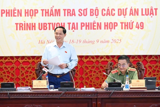 Phó Chủ tịch Quốc hội Trần Quang Phương: Cắt giảm thủ tục, rõ quyền khi xây dựng luật