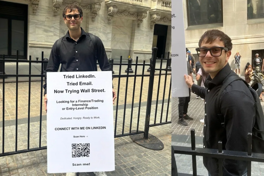 Gen Z và cuộc chiến tìm việc: Cử nhân mang biển ra Phố Wall cầu cứu