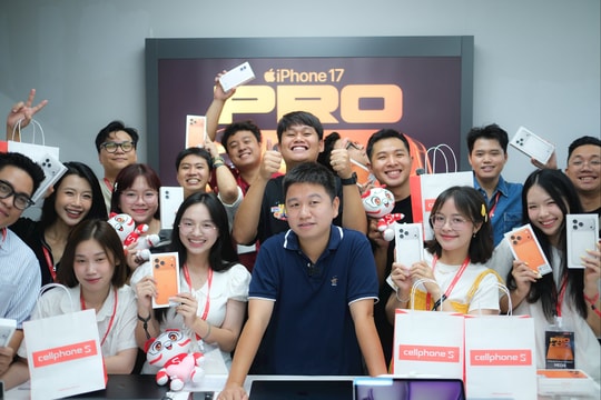 CellphoneS mở bán iPhone 17: Người dùng Việt Nam mua hàng cùng ngày với thế giới