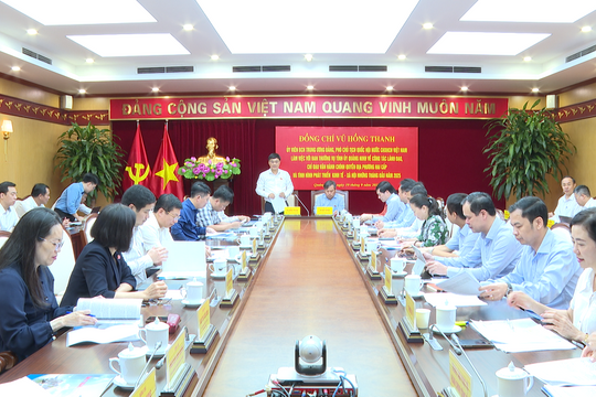 Phó Chủ tịch Quốc hội Vũ Hồng Thanh: Quảng Ninh giữ vững vai trò tiên phong trong đổi mới mô hình chính quyền 2 cấp