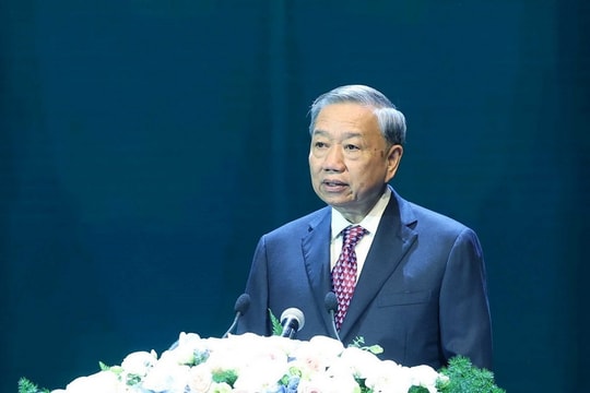 Tổng Bí thư Tô Lâm dự Lễ kỷ niệm 50 năm Ngày thành lập Tập đoàn Công nghiệp - Năng lượng quốc gia Việt Nam