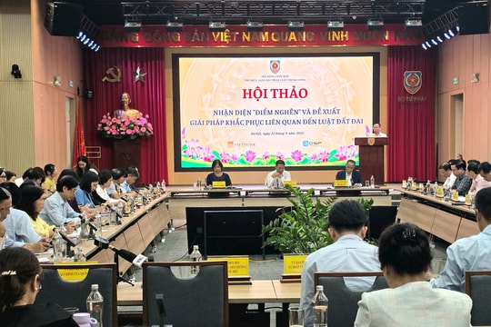Hoàn thiện thể chế và nâng cao hiệu quả tổ chức thi hành pháp luật đất đai