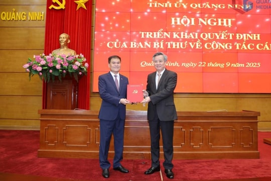Thứ trưởng Bộ Tài chính Bùi Văn Khắng được điều động, giữ chức Phó Bí thư Tỉnh ủy Quảng Ninh