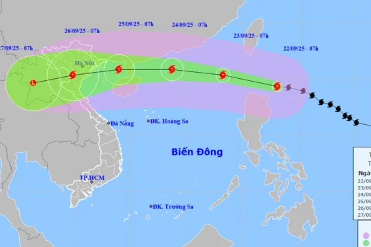 Bộ Công an ban hành Công điện về việc chủ động ứng phó với diễn biến siêu bão Ragasa