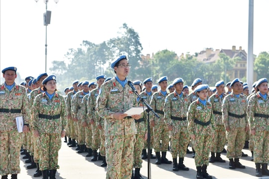 Kiên định bản lĩnh chính trị, sẵn sàng nhận nhiệm vụ quốc tế