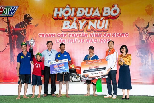 Bình Điền tự hào đồng hành cùng Hội Đua bò Bảy Núi