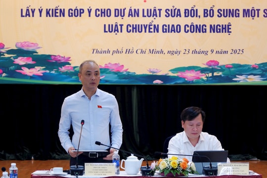 Lấy ý kiến dự án Luật sửa đổi, bổ sung một số điều của Luật Chuyển giao công nghệ