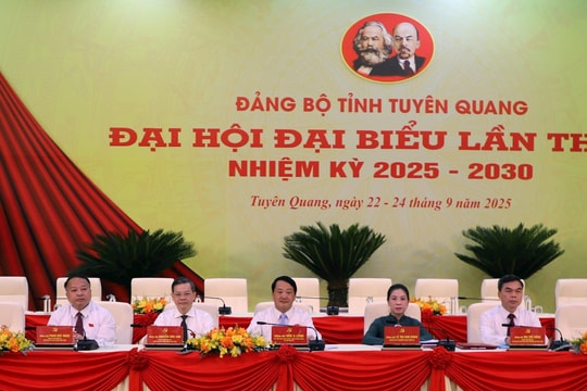 Tuyên Quang: Tiến hành phiên trù bị Đại hội đại biểu Đảng bộ tỉnh lần thứ I, nhiệm kỳ 2025 - 2030