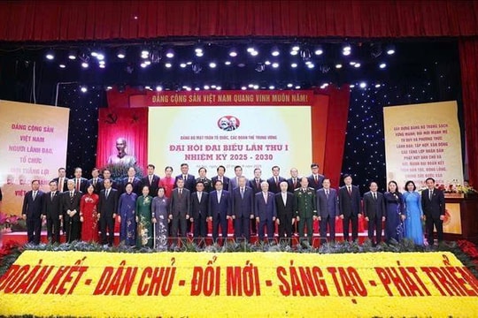 Tổng Bí thư Tô Lâm dự Đại hội đại biểu Đảng bộ Mặt trận Tổ quốc, các đoàn thể Trung ương