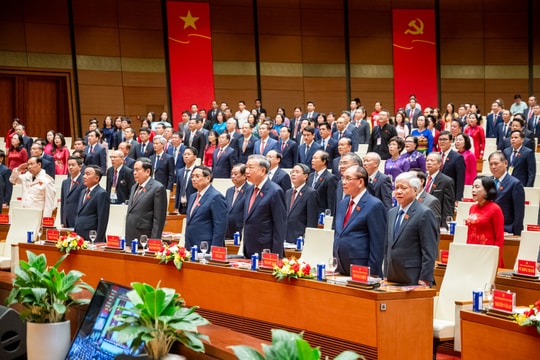 Tổng Bí thư Tô Lâm dự, phát biểu chỉ đạo Đại hội đại biểu Đảng bộ Quốc hội lần thứ I, nhiệm kỳ 2025 - 2030