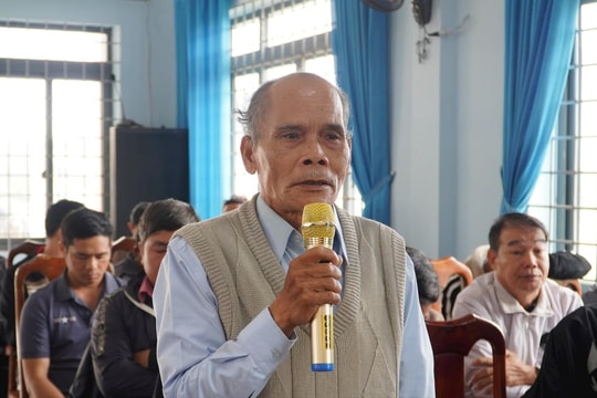 Cử tri Quảng Tân kiến nghị tăng cường cán bộ xuống cơ sở