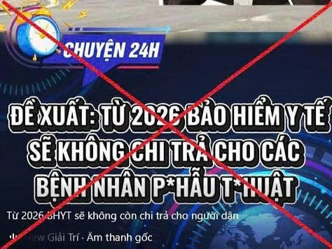 BHXH Việt Nam cảnh báo tin giả về chính sách BHYT